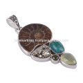 Achetez le meilleur Combinaison d&#39;Ammonite, Turquoise, Pyrite et autres Pierres